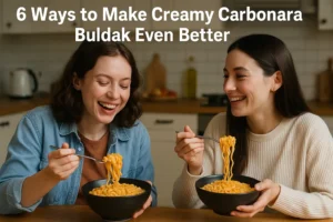 Complete Guide to Korean Ramen | Buldak Ramen, Jin and Jjajang Ramen 14 6-Ways-to-Make-Creamy-Carbonara-Buldak-Even-Better_koreanramen.net