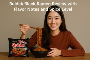 Complete Guide to Korean Ramen | Buldak Ramen, Jin and Jjajang Ramen 14 buldak-black-ramen-review-with-flavor-notes-and-spice-level-koreanramen.net